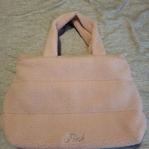 PINK Victoria's Secret Sherpa Tote Bag
